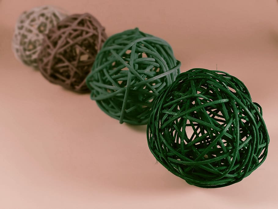 ball, colorful, braid, background, green color, indoors, food HD wallpaper