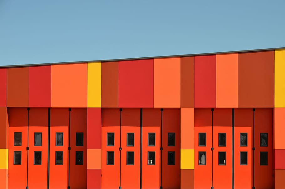red wooden board, freight Transportation, cargo Container, industry HD wallpaper