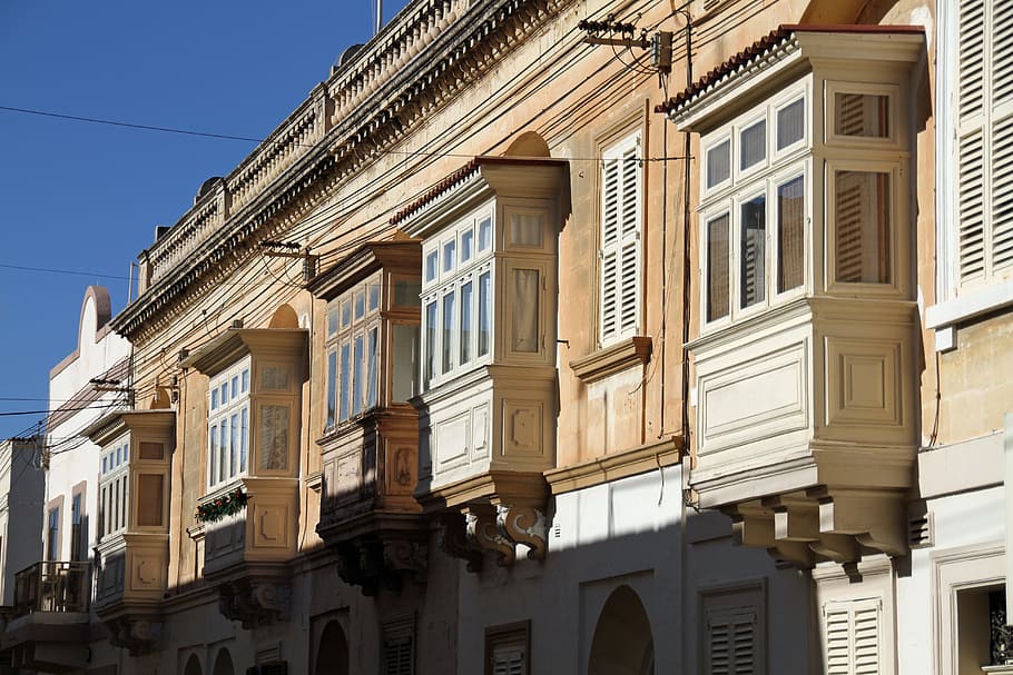 architecture, building, city, old, travel, balcony, outdoors HD wallpaper