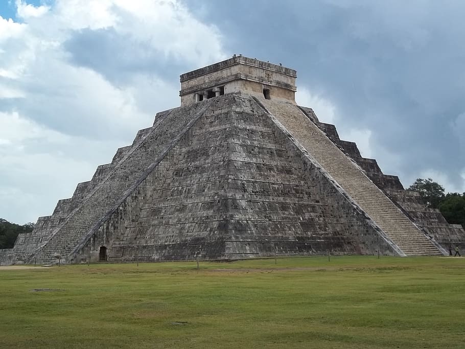 el castillo, kukulcan, mexico, pyramid, mayan, yucatan, chichen Itza, HD wallpaper