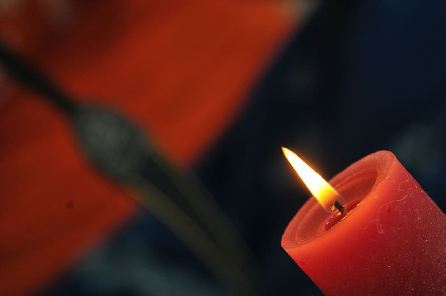 candle, light, flame, fire, burning, fire - natural phenomenon HD wallpaper