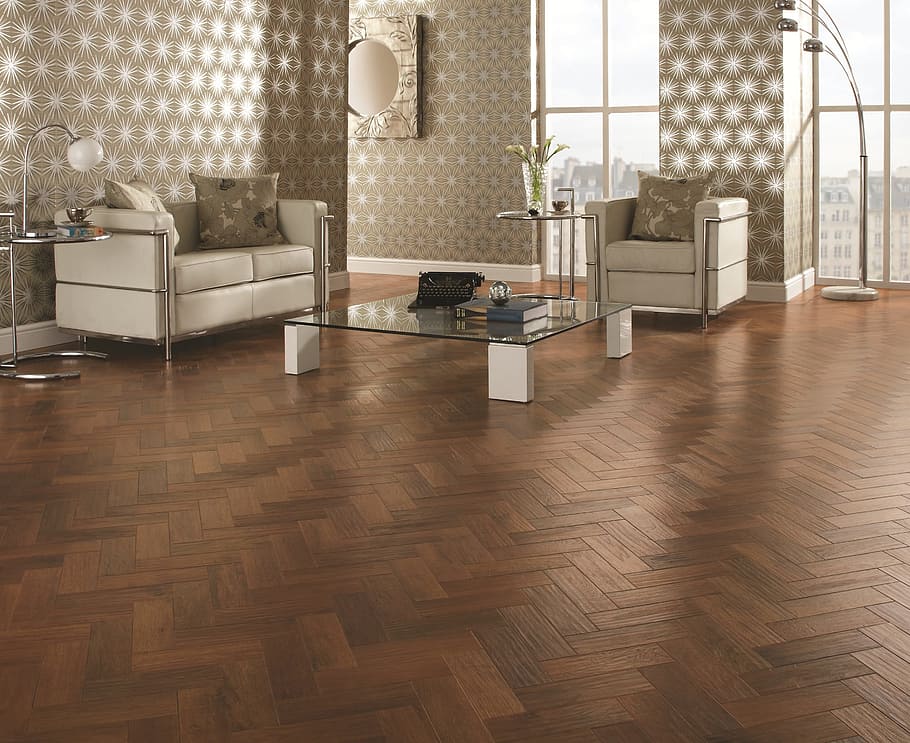 kitchen, floor, design, interior, flooring, hardwood floor HD wallpaper