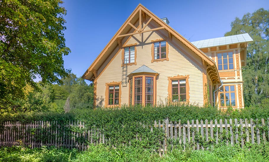 sweden, house, wooden, stockholm, architecture, scandinavia