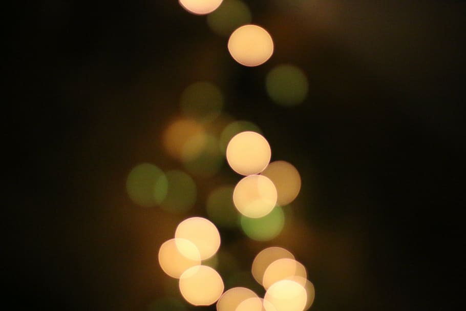 bokeh, blur, background, texture, decoration, defocused, illuminated HD wallpaper