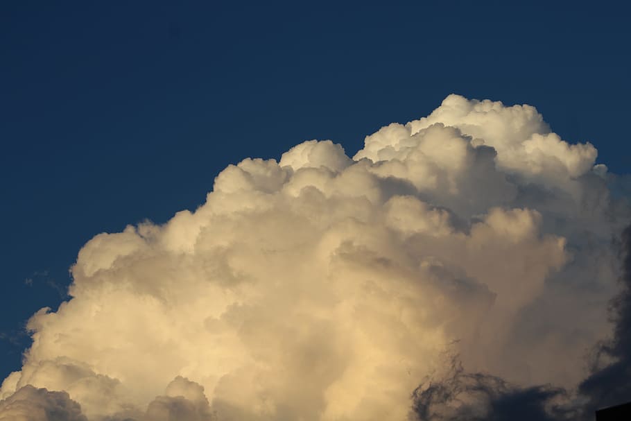 Clouds, Heavens, sky, cloudy, flight, weather, time, nature HD wallpaper