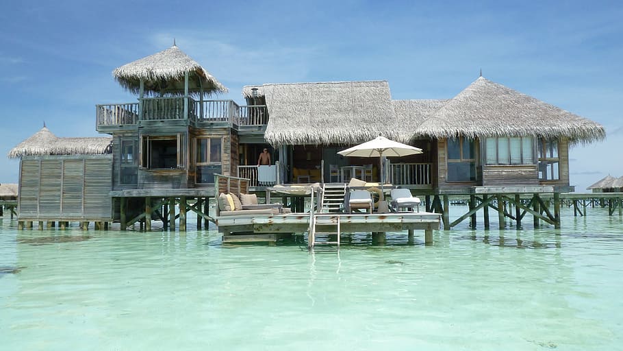 lake villa, lankanfushi, gili, maldives, wedding, honeymoon, vacations, HD wallpaper
