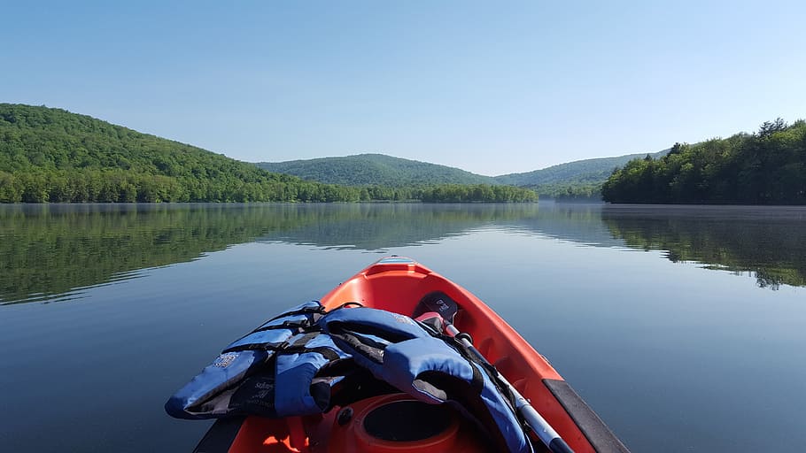 Kayak, Nature, Lake, Catskills, mongaup, kayaking, summer, sport