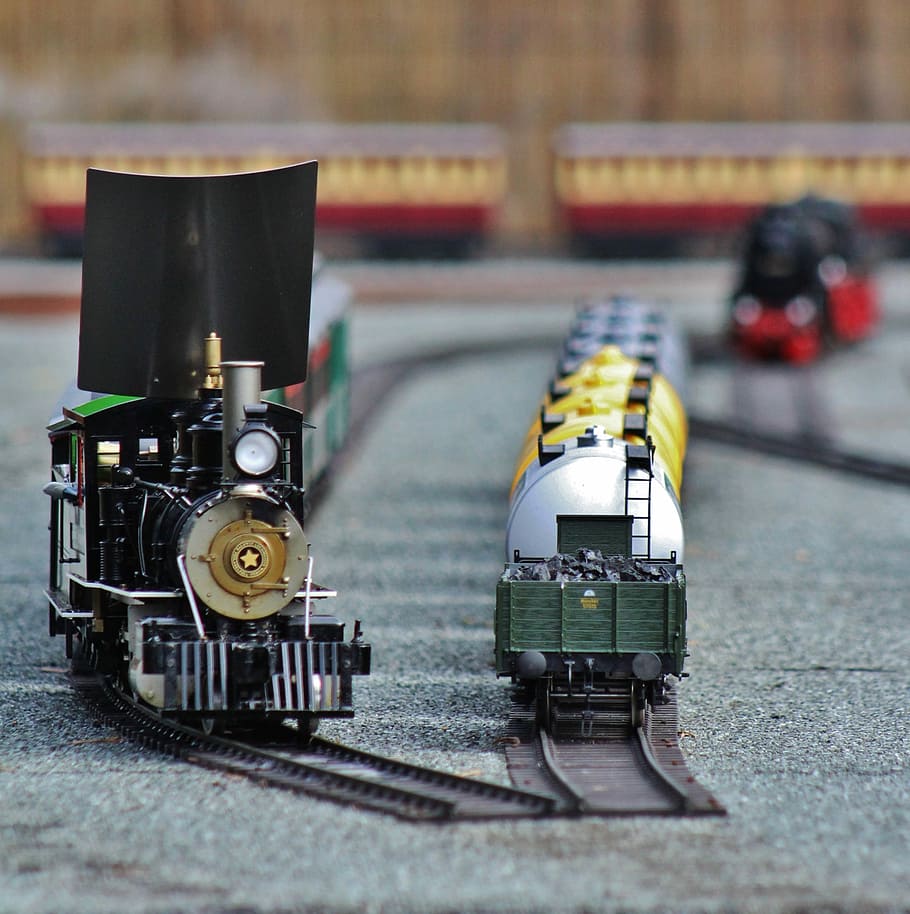 Trains, Miniature, Small, selective focus, day, indoors, no people HD wallpaper
