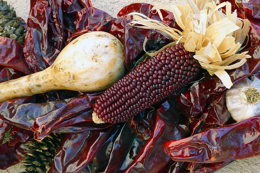 decoration, corn, dried, dry, chilli, pepper, spicy, red, vegetable HD wallpaper