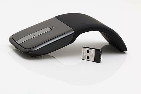 black wireless mouse, computing, technology, information, communication HD wallpaper
