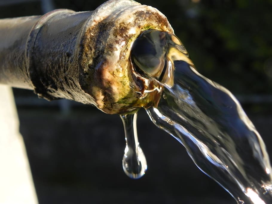 Fountain, Well, Spring, Water, Water, Drop, faucet, close-up HD wallpaper