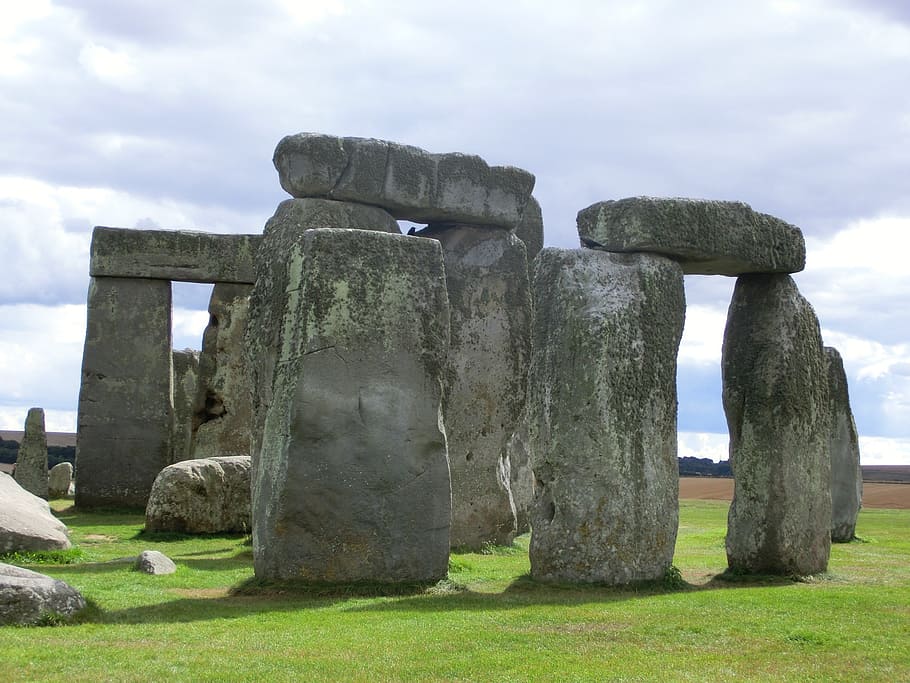 stonehenge, england, united kingdom, megaliths, building, place of worship, HD wallpaper