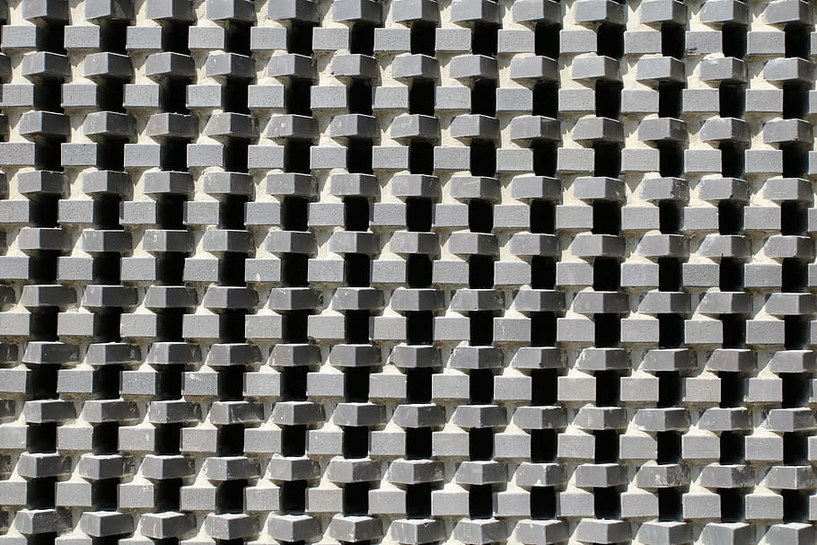 pattern, recurring, geometric, brick, exterior materials, wall HD wallpaper