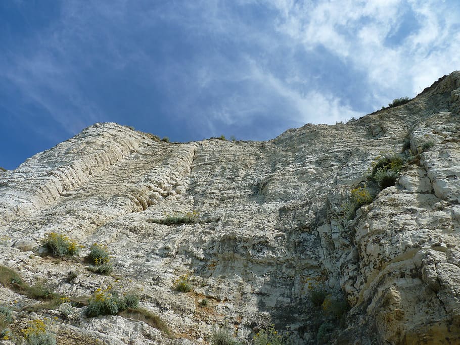 chalk cliffs, etretat, nature, rock, rock - object, solid, sky HD wallpaper