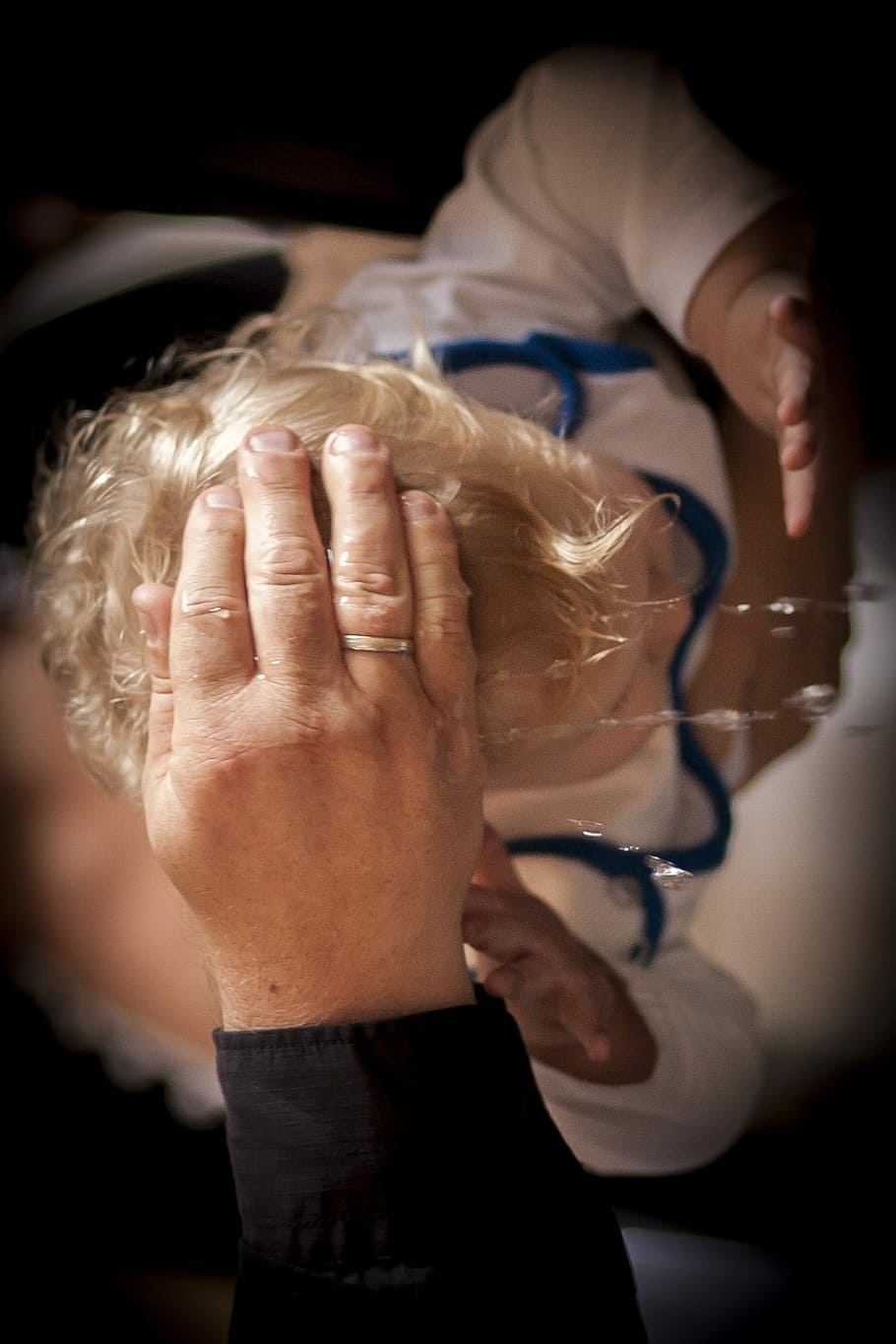 Baptism, Water, Child, human Hand, women, people, caucasian Ethnicity HD wallpaper
