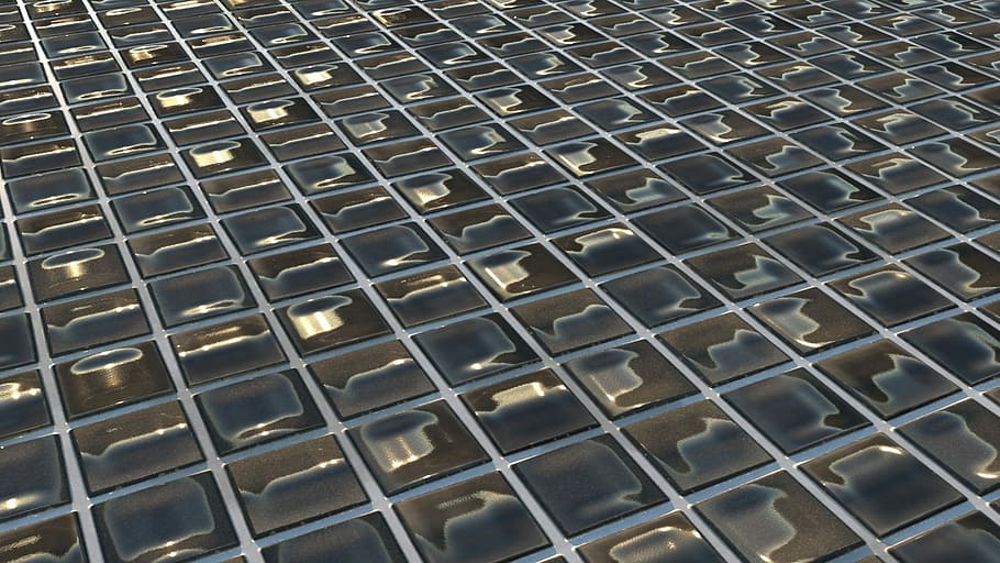 Morning, Glossy, Tile, 3D, glossy tile, full frame, backgrounds HD wallpaper