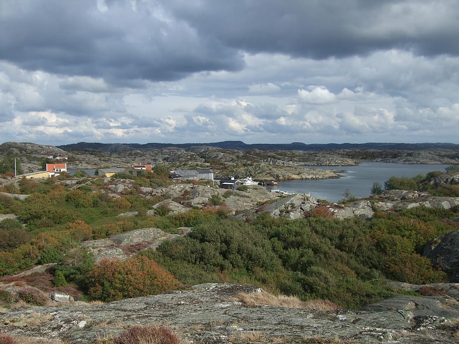 sweden, coast, archipelago, sea, coastline, nature, cloud - sky HD wallpaper