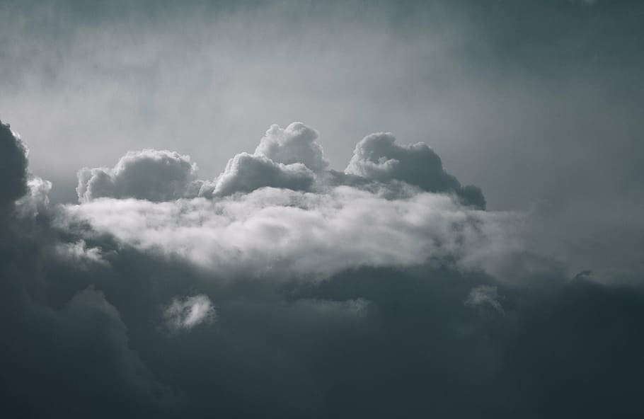nimbus clouds, texture, sky, wind, storm, weather, photo, fog HD wallpaper