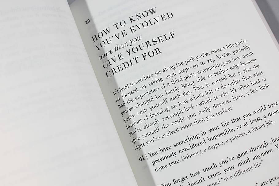 opened How to Know You've Evolved book, How to Know You've Evolved open book HD wallpaper