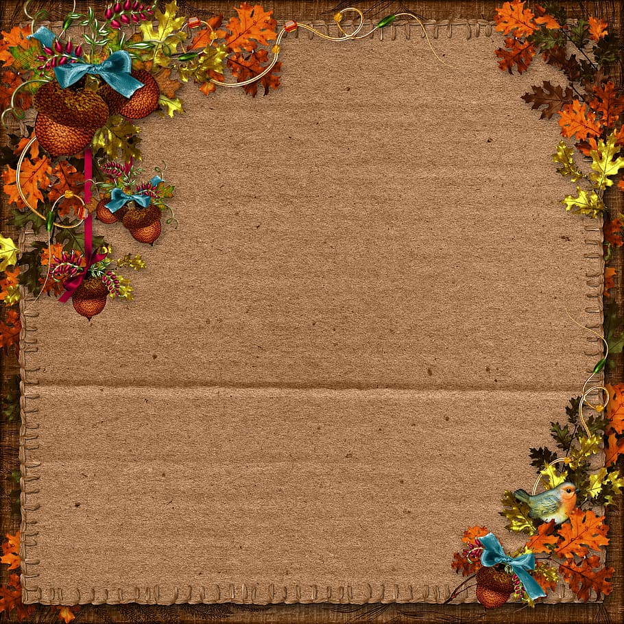 autumn, harvest, scrapbooking, background, paper, for photos, HD wallpaper