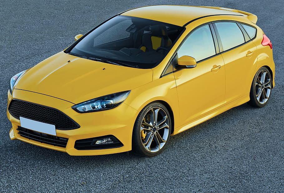 Auto, Corse, Machine, Ford, yellow, car, yellow taxi, transportation HD wallpaper