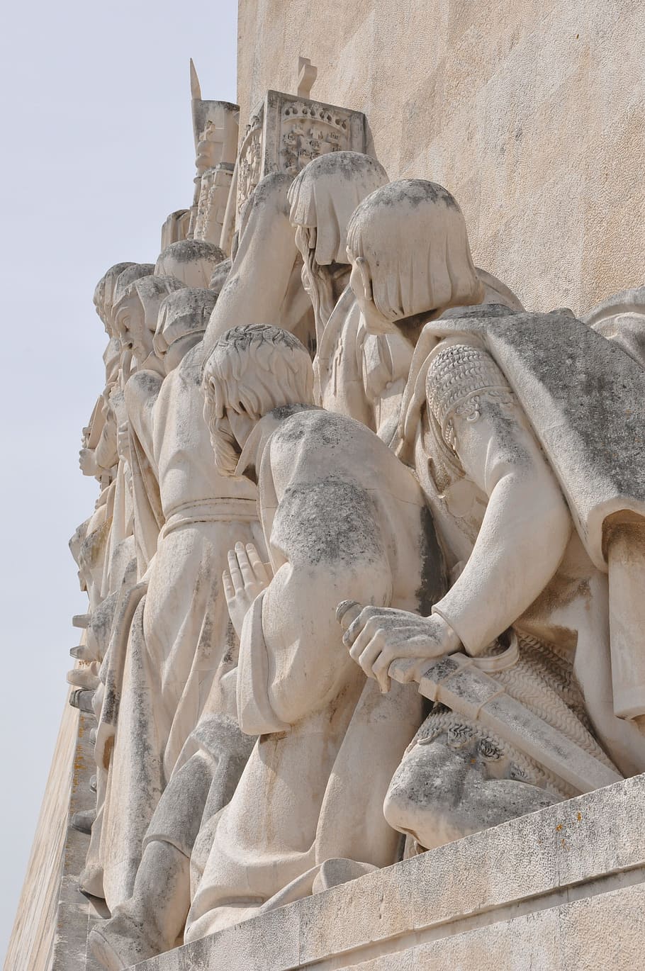 Sculpture, Characters, Figures, Monument, architecture, portugal HD wallpaper
