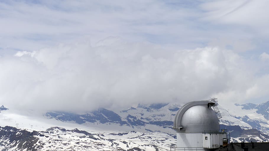 alps, cloud, panorama, snow, winter, cloud - sky, cold temperature HD wallpaper