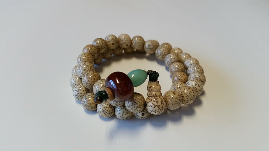 buddhist, beads, counting, jewelry, close-up, studio shot, no people HD wallpaper