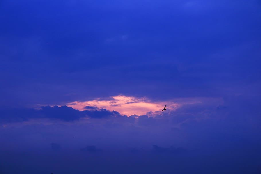Sunset, Light, Scenery, Vietnam, sky, the afternoon, the cloud HD wallpaper