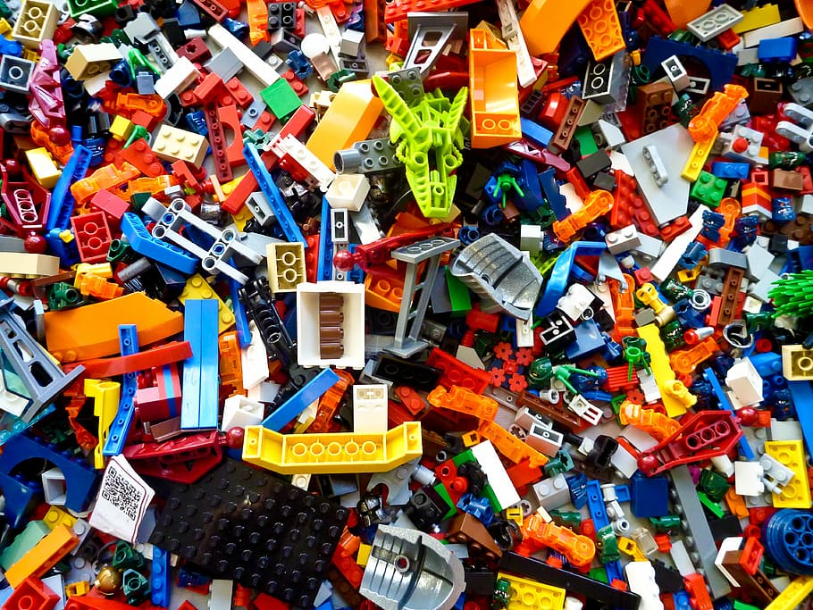 assorted LEGO building block lot, bricks, color, colour, toy HD wallpaper