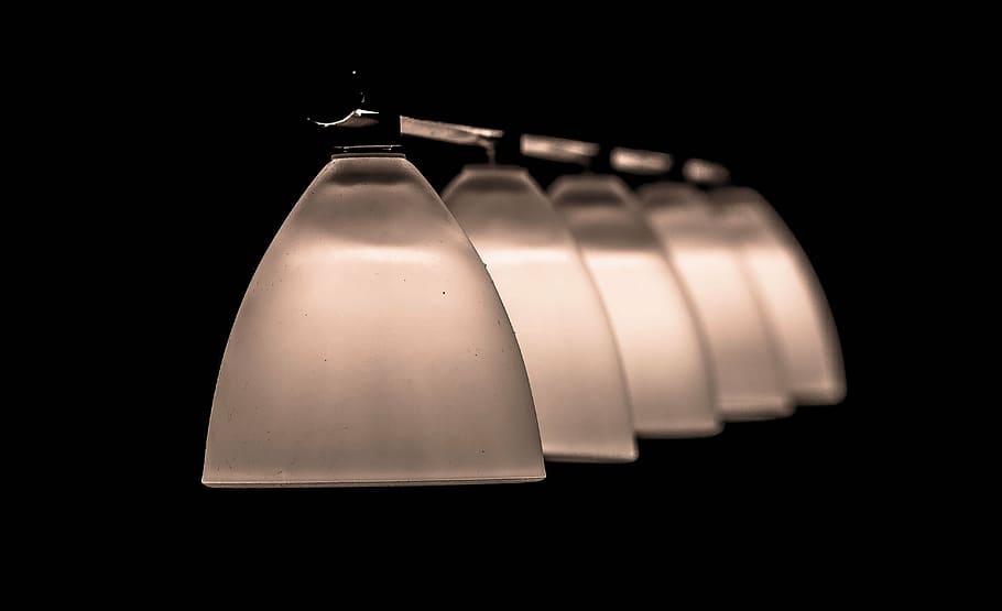 abstract, lights, dark, serene, lighting, underground, abstract design HD wallpaper