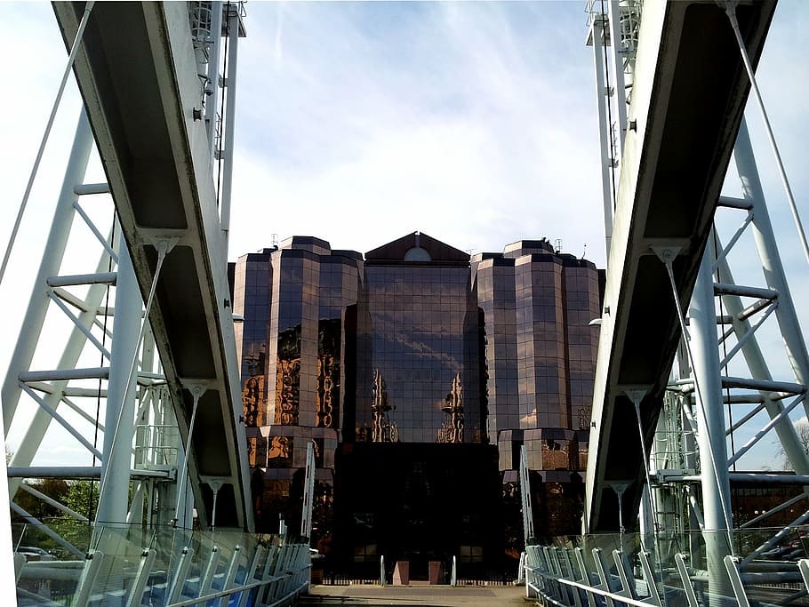 architecture, bridge, building, infrastructure, steel, industry HD wallpaper