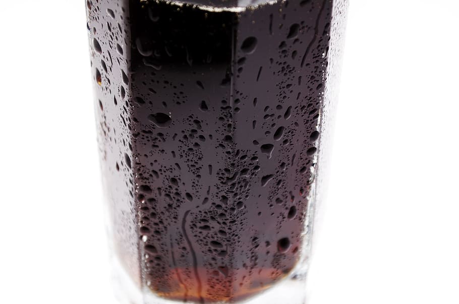 water dew on drinking glass, Refreshments, Coca Cola, soft drink HD wallpaper