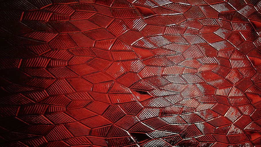 pattern, backgrounds, abstract, red, geometric shape, backdrop HD wallpaper