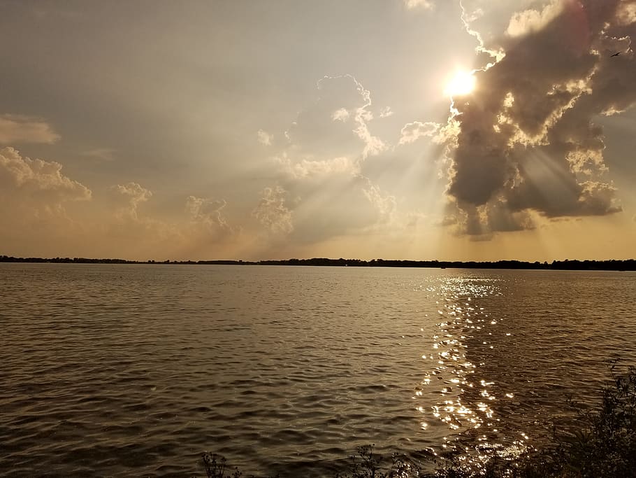 sunset, water, dawn, cloud, sky, beauty in nature, scenics - nature HD wallpaper