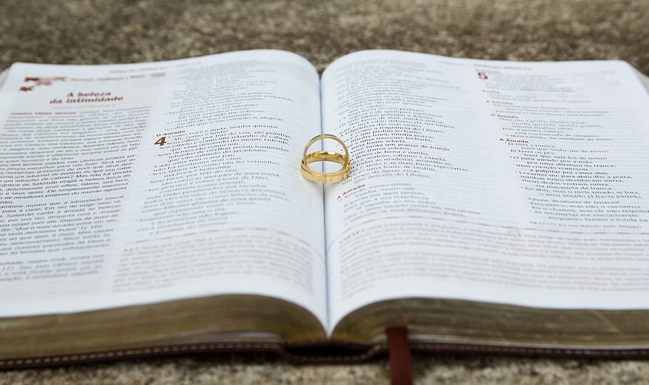 bible, loved, beloved, romantic, publication, book, page, paper, HD wallpaper