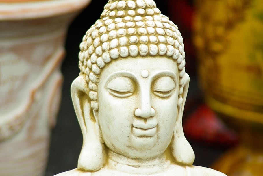 statue, india, buddhism, sculpture, art and craft, human representation HD wallpaper
