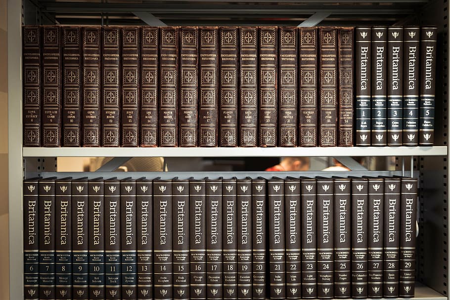 library, book, britannica, reading, computers, education, knowledge HD wallpaper