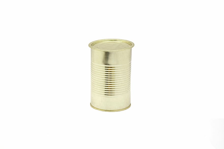 tin, box, container, metal, storage, can, package, metallic HD wallpaper