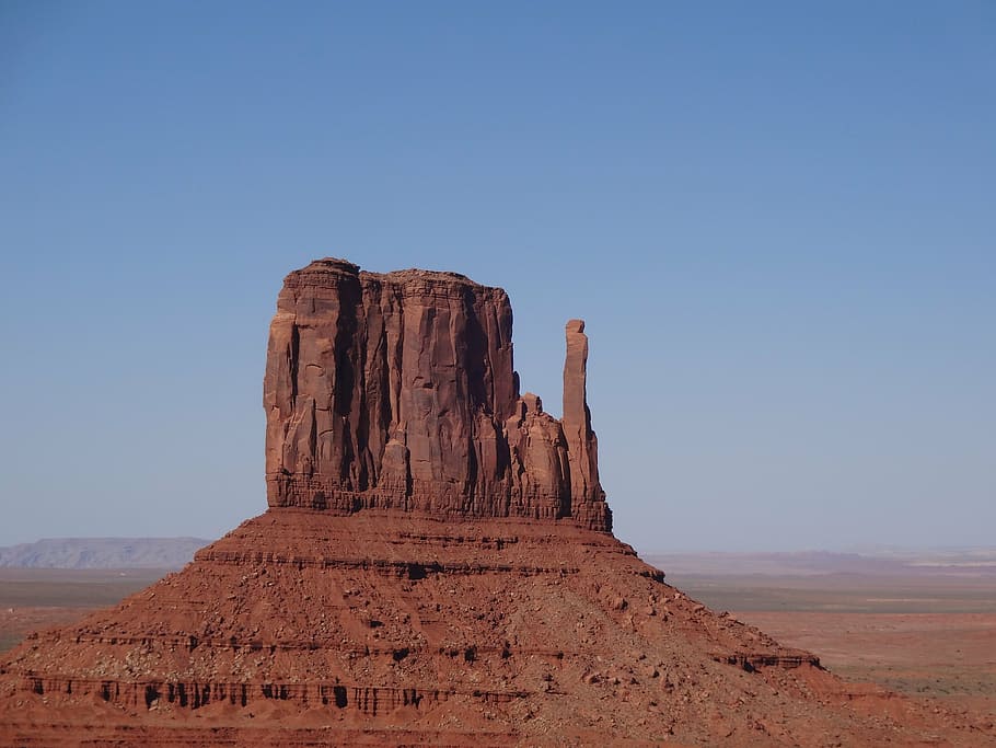 monolith, attraction, blue, formation, famous, landmark, monument HD wallpaper
