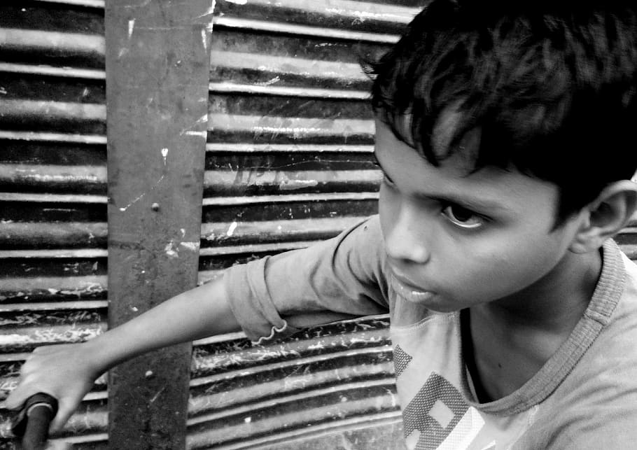 boy, eye, street, child, one person, childhood, portrait, real people HD wallpaper