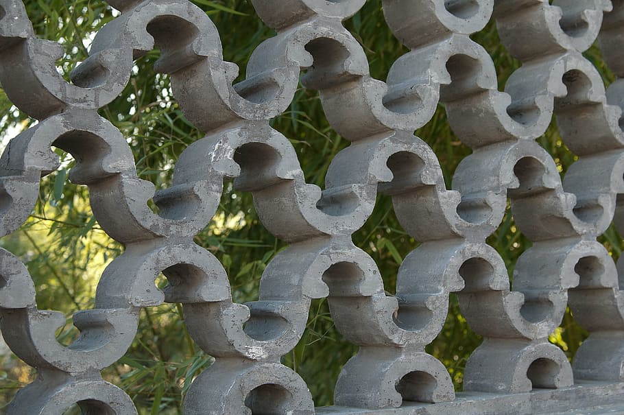pattern, stone, structure, fence, bethmannpark, frankfurt am main germany HD wallpaper