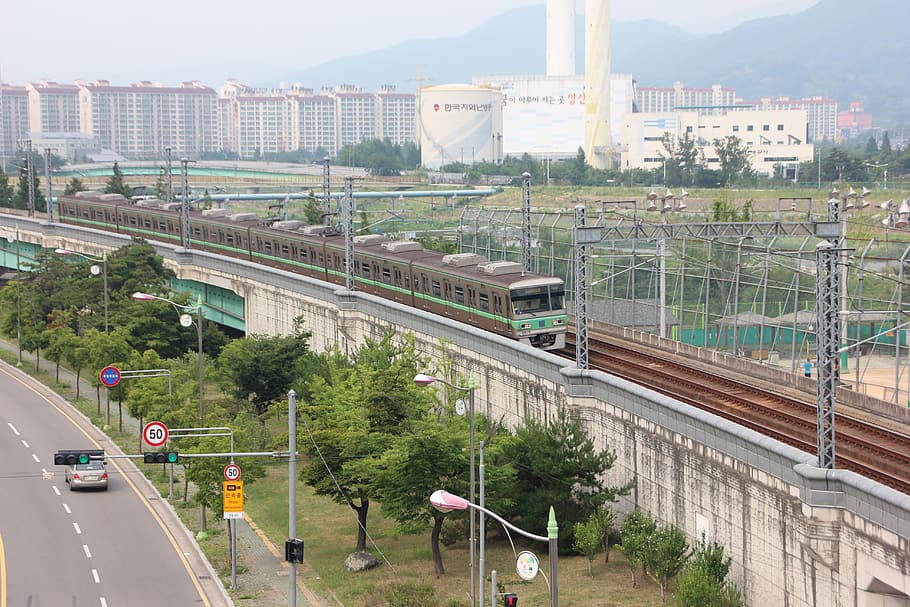 train, subway, republic of korea, south korea subway, transportation, HD wallpaper