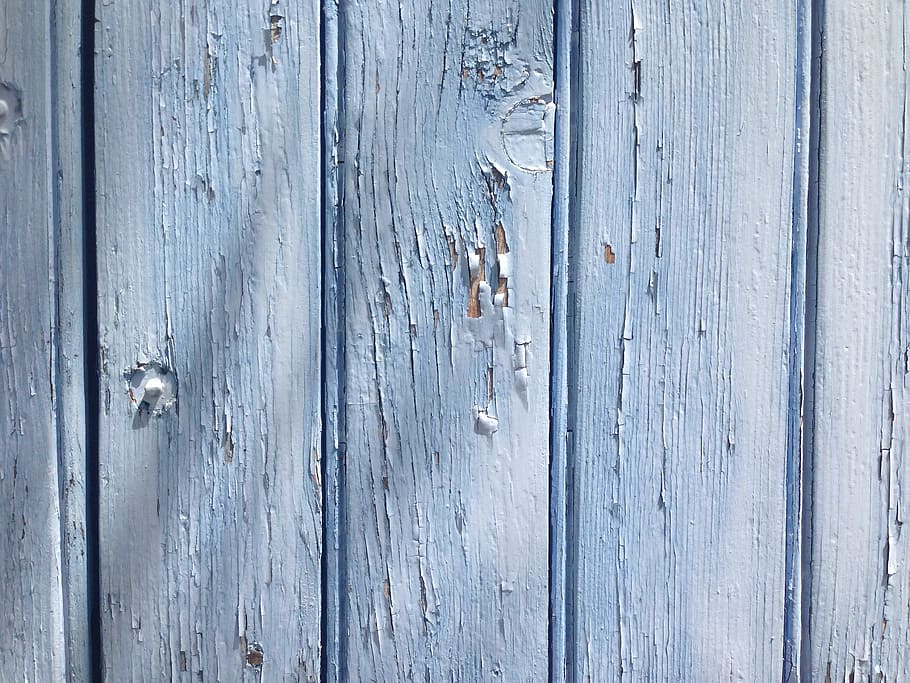 untitled, blue wood, panel, texture, rough, timber, retro, french style HD wallpaper