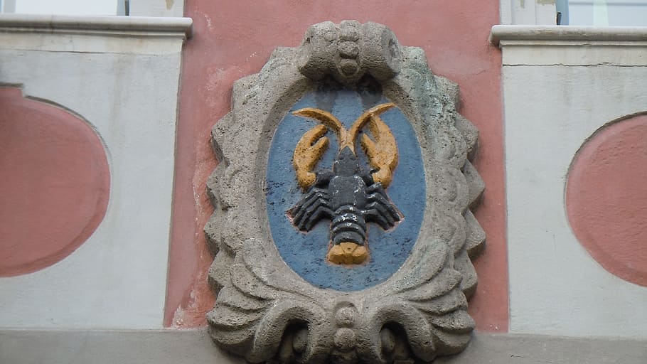 Bamberg, Architecture, Lobster, stonework, sculpture, artwork HD wallpaper