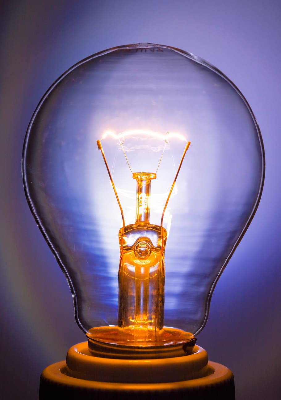 light bulb, glow lamp, immediately, tungsten, light source, HD wallpaper