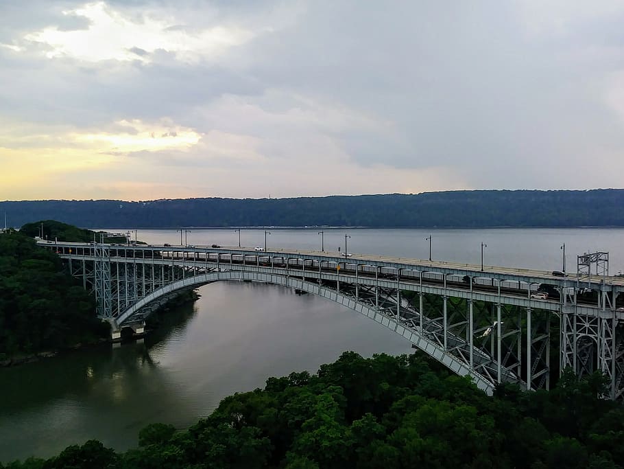 bridge, river, water, land, landscape, travel, nature, outdoors HD wallpaper
