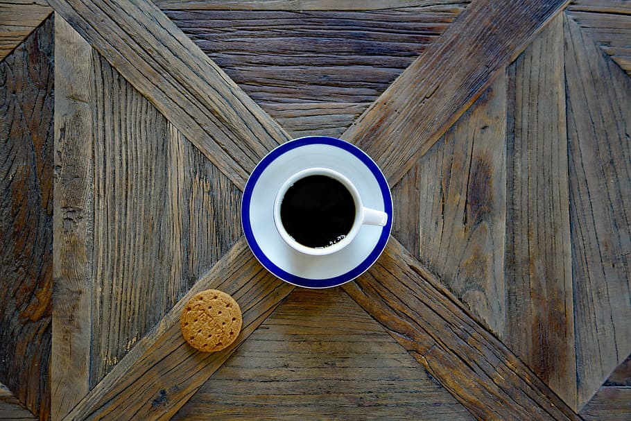 coffee cup, wood - material, food and drink, coffee - drink HD wallpaper