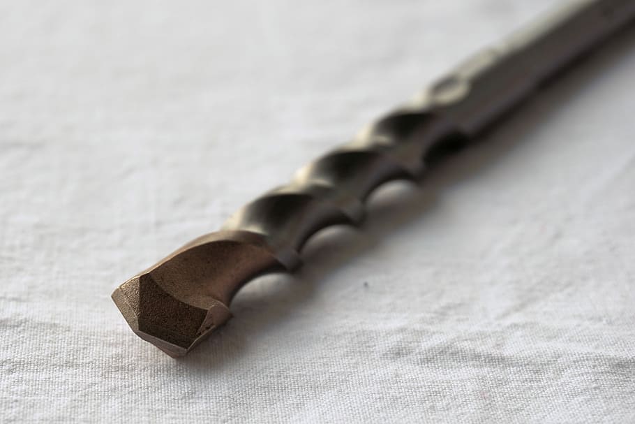 Drill, Tool, Drilling, Spiral, Workshop, wood drill bits, taps HD wallpaper
