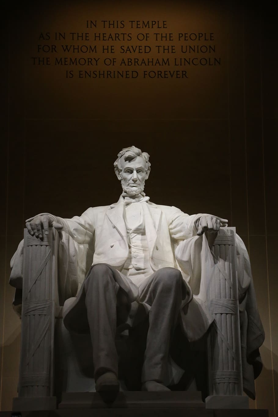 abraham lincoln, lincoln president of the temple,, lincoln memorial, HD wallpaper